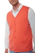 Cachemire pull homme basile corail lumineux m