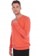 Cachemire pull homme bilal corail lumineux s