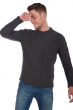Cachemire pull homme col rond acharnes anthracite m