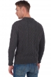Cachemire pull homme col rond acharnes anthracite s