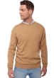 Cachemire pull homme col rond keaton camel 2xl