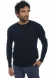 Cachemire pull homme col rond keaton marine fonce l