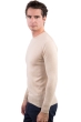 Cachemire pull homme col rond keaton natural beige 3xl
