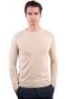 Cachemire pull homme col rond keaton natural beige 4xl