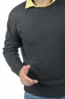 Cachemire pull homme col rond nestor 4f anthracite 4xl