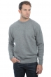 Cachemire pull homme col rond nestor 4f gris chine m