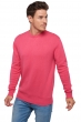 Cachemire pull homme col rond nestor 4f rose shocking xl