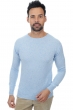 Cachemire pull homme col rond nestor bleu clair s