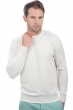 Cachemire pull homme col rond nestor natural ecru xs