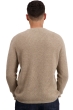 Cachemire pull homme col rond taima natural brown m