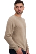 Cachemire pull homme col rond taima natural brown xs