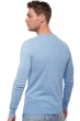 Cachemire pull homme col rond tao first powder blue m