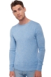 Cachemire pull homme col rond tao first powder blue s
