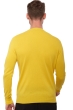 Cachemire pull homme col rond tao first sunny yellow xl