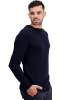 Cachemire pull homme col rond touraine first marine fonce l