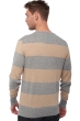 Cachemire pull homme col rond villefranche gris chine natural brown m