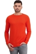 Cachemire pull homme col rond youcef bloody orange xl