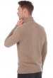 Cachemire pull homme col roule achille natural brown 4xl