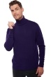 Cachemire pull homme col roule edgar 4f deep purple xs