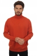 Cachemire pull homme col roule edgar paprika s