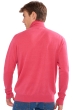Cachemire pull homme col roule edgar rose shocking 3xl
