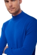 Cachemire pull homme col roule frederic bleu lapis 4xl
