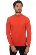 Cachemire pull homme col roule frederic corail lumineux l