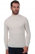 Cachemire pull homme col roule frederic natural ecru l