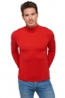 Cachemire pull homme col roule frederic rouge m