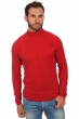 Cachemire pull homme col roule frederic rouge velours 4xl