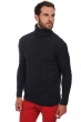 Cachemire pull homme col roule lucas anthracite chine m