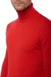 Cachemire pull homme col roule preston rouge 2xl