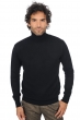 Cachemire pull homme col roule tarry first noir m