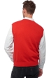 Cachemire pull homme col v balthazar rouge xs