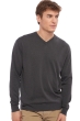 Cachemire pull homme col v gaspard anthracite 3xl