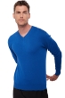 Cachemire pull homme col v hippolyte bleu lapis 4xl