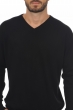 Cachemire pull homme col v maddox noir s