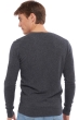 Cachemire pull homme col v tor first dark grey l