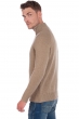 Cachemire pull homme epais angers natural brown natural beige l