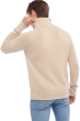 Cachemire pull homme epais olivier natural beige natural brown xl