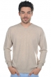 Cachemire pull homme gaspard natural beige 3xl
