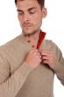 Cachemire pull homme gauvain natural brown paprika 2xl