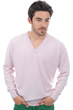 Cachemire pull homme hippolyte rose pale 2xl