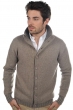 Cachemire pull homme jo natural brown marmotte chine l