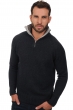 Cachemire pull homme olivier anthracite chine flanelle chine m
