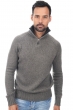 Cachemire pull homme olivier marmotte anthracite m