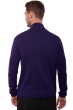Cachemire pull homme zip capuche elton deep purple 3xl