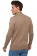 Cachemire pull homme zip capuche maxime natural brown natural beige 2xl