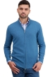 Cachemire pull homme zip capuche thobias first manor blue l