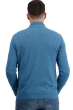 Cachemire pull homme zip capuche thobias first manor blue m